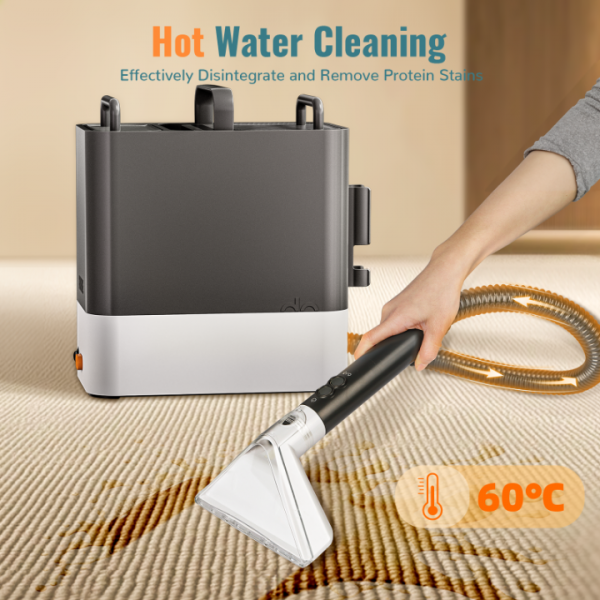 Carpet Cleaner with Steam/Hot/Cold Water, 17000PA Strong Suction Wet & Vacuum Cleaner